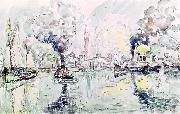 Paul Signac Cherbourg Sweden oil painting artist